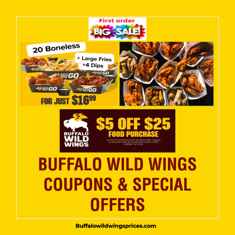 Buffalo Wild Wings Coupons