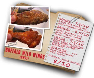 wings menu